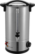 Coffee Urn, 50 Cup Coffee Percolator Commercial Coffee Maker, 8L Stainless Steel Coffee Maker Hot Water Beverage Dispenser Electric Coffee Urn For Catering, Wedding, Party