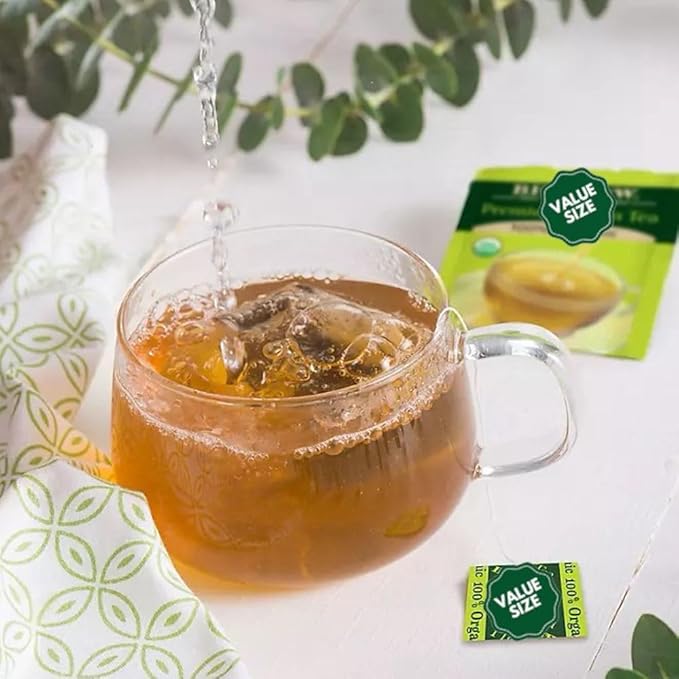 Bigelowwss Premium Organic Green Tea 160 ct. w/A Storage Bag