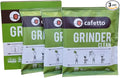 Cafetto Grinder Clean 100% Natural Coffee Grinder Cleaner, 3 x 45g