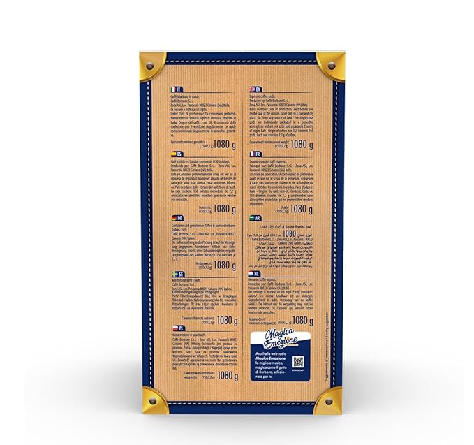 Caffè Borbone Espresso Paper Pods, Red Blend, Strong and Creamy, Dark Roast ESE Pods, Authentic Italian Espresso - 150 Count