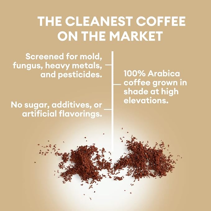 Cusa Tea & Coffee | Premium Instant Vanilla Dark Roast | Rainforest Alliance Certified Arabica Beans | Hot or Cold Brew Drink Mix Packets (30 Single Servings)