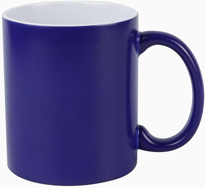 11oz Color Changeable Sublimation Mug Blue, Packed in White Box, Case of 6