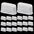 20 Pcs 7313285779 Coffee Filter Replacement for Delonghi,Activated Charcoal Coffee Filters for Espresso Machines,Universal Fit(Super Adsorption)