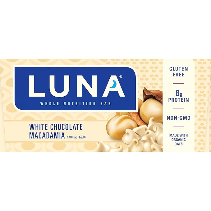 Clif, Bar Luna White Chocolate Macadamia 15 Count, 25.35 Ounce