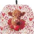 Highland Cow Tea Pot Cover Small Tea Pot with Warmer Heart Love Teapot Insulation Cover Keep Warm Teapot Dust Protector