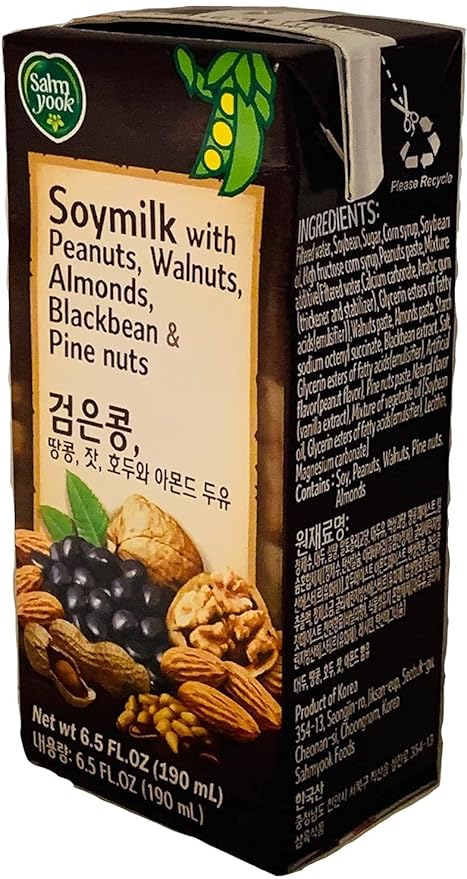 Sahmyook Black Bean With Walnut & Almond Soy Milk (Pack of 16)