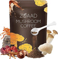 Mushroom Coffee, Organic 6 Mushrooms with Lion's Mane & Cordyceps Coffee for Sustained Energy, Mental Focus, Digestion & Immune Support, Instant Powder Coffee Low Caffeine, 6.35 Ounce 1 Pack