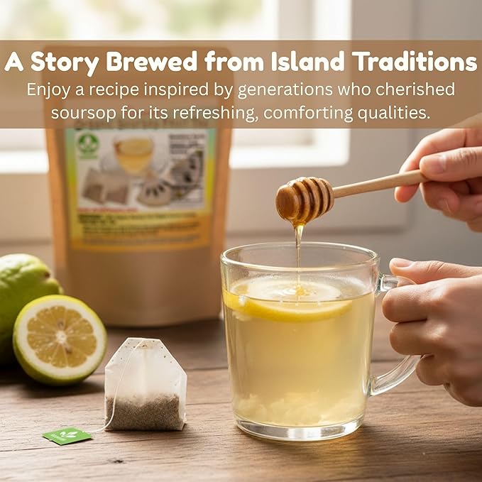 Omura Soursop Guanabana Fruit Tea (SOURSOP-FRUIT 25-TEA-BAGS)