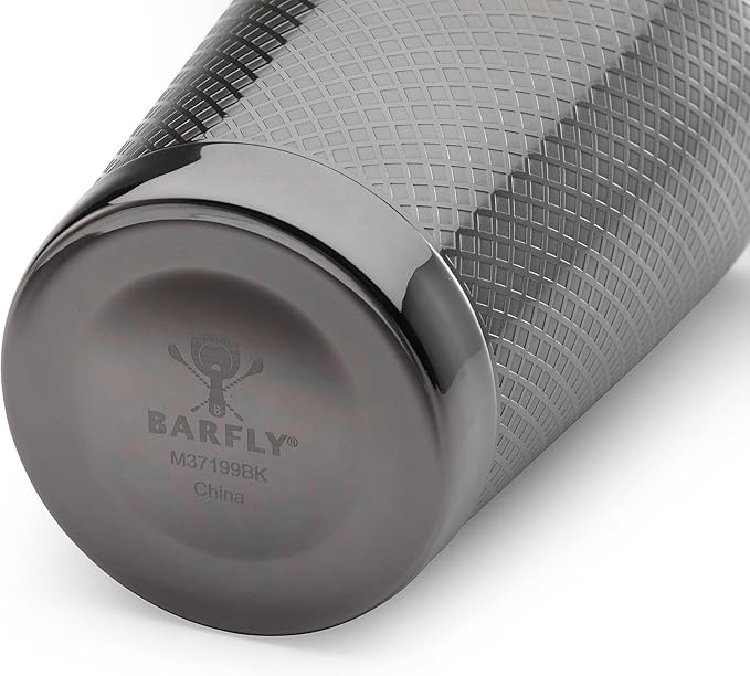 Barfly 28 oz. Diamond Lattice Shaker, Black