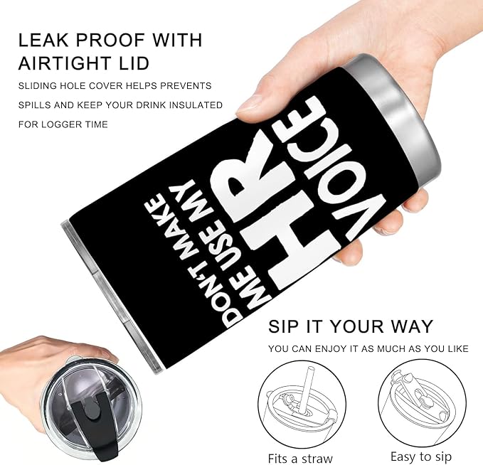Human Resources Gifts, HR Gifts for Women, Human Resources Professional Day Gifts, HR Co Worker gifts, 20oz Stainless Steel Tumbler with Lid Straw, Black