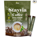 STAYVIA COFFEE Stevia Instant Coffee Packets - Korean Instant Latte with Sugar-Free & Low Calories - 30 Sticks (0.33oz) - Plant-Based Sweetener - Enjoy Caffeine Hot & Cold at Office, Home & Travel