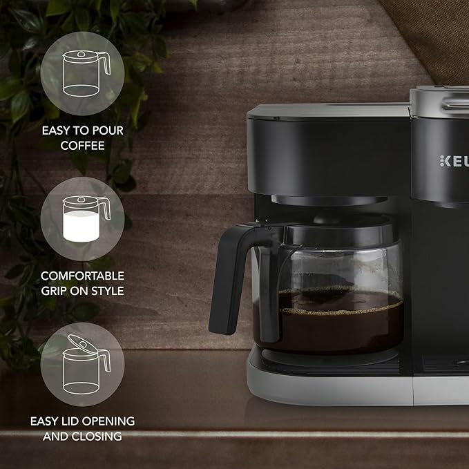 12-Cup Carafe Replacement Only Compatible with keurig-K Duo Single Serve 5100 Model Will Not Fit keurig-K Duo Essentials Single Serve Coffee Maker and K-Duo Hot & Ice