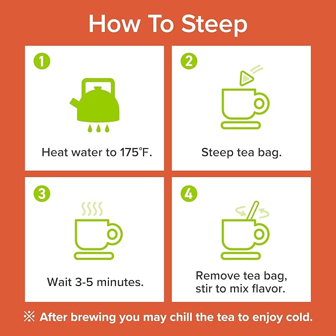Onkatsu Farm Chaga Mushroom Premium Japanese Tea Bags, Earthy Woody Flavor, Hot or Iced, Caffeine Free, 30 Total Tea Bags