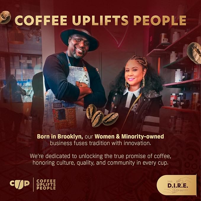 Coffee Uplifts People Cocoa Espresso Whole Bean Coffee, 12 Oz