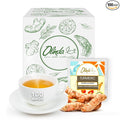 Olinda Turmeric Ginger & Ginseng Organic Herbal Tea 100 Tea Bags Caffeine-Free Brew Hot or Iced Tea Gift for Women & Tea Lovers