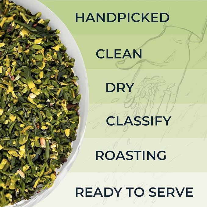 Dried Lotus Plumule, 7.04 Oz, Re-steep Herbal Tea, Refreshing & Fragrant, Mind Calm & Relax, No Additives, No Caffeine, Vietnamese Roasted Lotus Seed Core, Vacuum Sealed