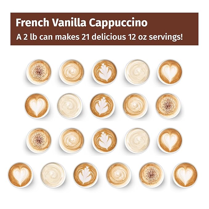 Victorian Inn French Vanilla Cappuccino, 2 Pound (Pack of 6)