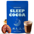 Mushroom Hot Cocoa for Sleep, 40 Servings, Mushroom Hot Chocolate Powder, 14 Mushroom Blend with Magnesium Glycinate, Melatonin, L-Theanine, GABA | Relaxation Calm Aid | Vegan, Keto-Friendly, Gluten-Free