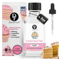 Dolce Flav Natural Cake Batter Extract – 2 Ounce Water-Soluble Kosher, Sugar-Free, Concentrated Birthday Cake Flavor for Frosting, Cupcakes & Ice Cream, Includes Measured Dropper