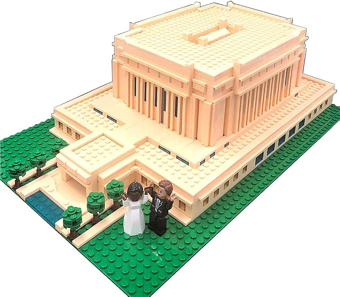 Brick'Em Young Brick'em Young Mesa Temple - 1,523 Pieces - Ages 12+