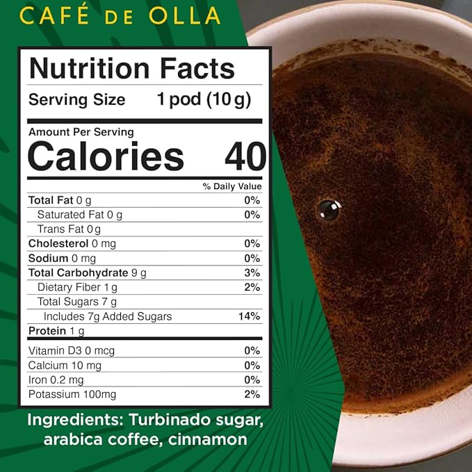 Oriente Sweetened Espresso with Cinnamon Coffee Pods, 50 ct, Dark Roast Flavored Cuban Inspired Coffee in Recyclable Single Serve Pods - 100% Arabica Beans, Compatible with Keurig K Cups Maker