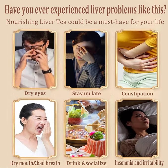Daily Liver Care Tea, 18 Flavors Liver Tea with 18 Different Herbs for Better Liver, Natural Herbal Tea for Liver (2 Boxes 60 Bags)