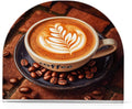 Cup Of Coffee Napkin Holder for Tables, Kitchen Acrylic Paper Napkin Holders Freestanding Tissue Dispenser Paper for Indoor Outdoor Decor