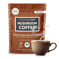 Instant Mushroom Coffee - Organic Adaptogenic Coffee Blend with Lion's Mane, Ashwagandha, L-Theanine & Prebiotic Inulin for Focus, Calm Energy & Gut Health Support - 30 Servings by Moontower