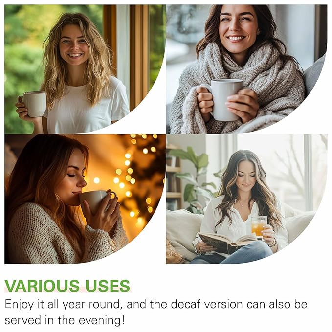 WT WEETEE Decaf Ginger Peach Green Tea Bags, Made of Decaffeinated Green Tea, Ginger & Natural Peach Flavor, Flavored Fruit Tea Bags 50 Counts Good for Iced