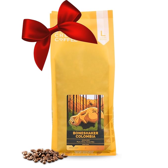 Stone Creek Coffee Light Roast Whole Bean Coffee – 2 LB (Pack of 1) – Smooth Specialty Fresh Roasted Coffee Beans with Juicy and Citrus Tasting Notes, Boneshaker Colombia