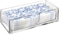Acrylic Paper Towel Holder for Bathroom or Kitchen – Clear Countertop Dispenser for Trifold, Multifold, C-Fold Napkins, Disposable Hand Towels, Modern Napkin Tray, 9.85 x 4.75 x 2.75 Inch