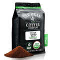 The Bean Organic Coffee Company Water Processed DECAF Vanilla Bean, Medium Roast, Ground Coffee, 16-Ounce Bag, Café Molido Tostado Orgánico descafeinado
