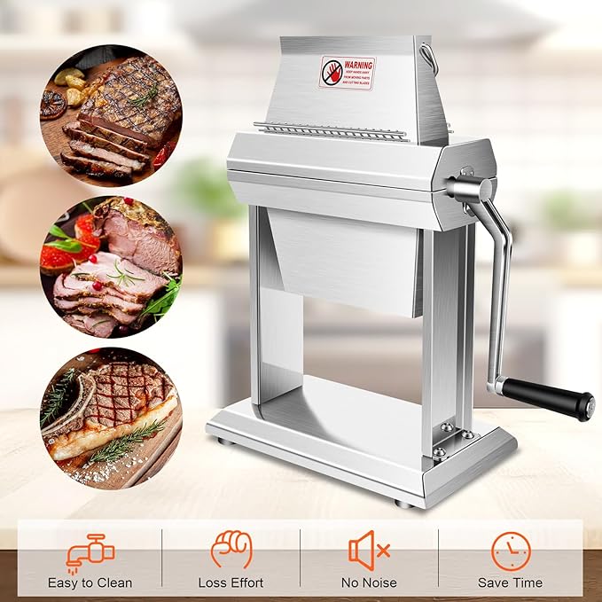 YBSVO Butcher Series 40-Blade Commercial Meat Tenderizer Machine