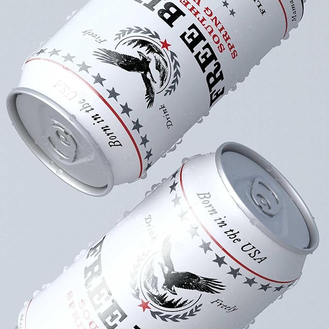 Free Bird, Southern Spring Water, 12-Pack (19.2oz Tallboy Cans) – Crisp & Clean Blue Ridge Mountain Water, Naturally Sourced