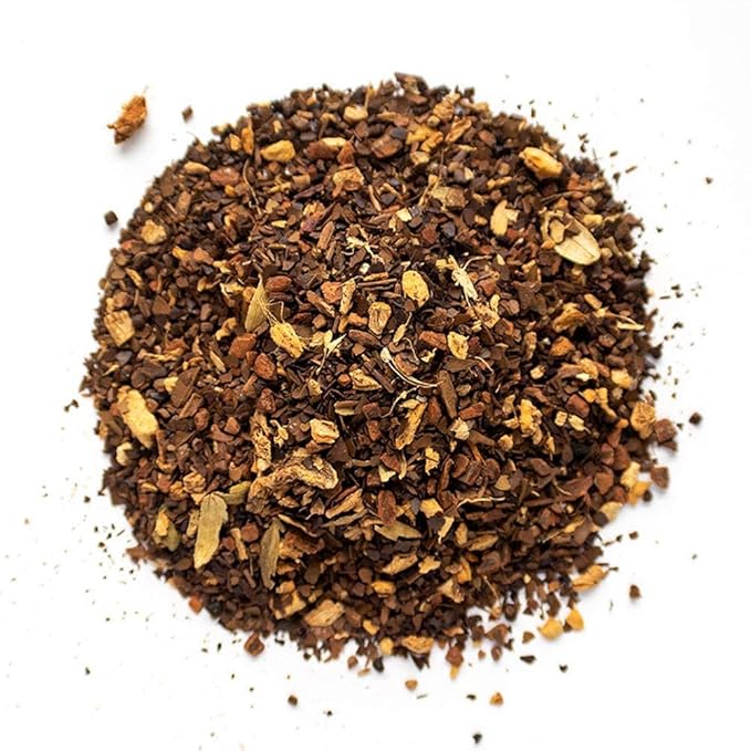 Organic Positively Tea Company, Toasty Mate Chai Mate Tea, Loose Leaf, 16 Ounce