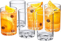Amazing Abby - Liberty - 10-Ounce Plastic Tumblers (Set of 6), Drinking Glasses, Reusable Cups, BPA-Free, Shatter-Proof, Dishwasher-Safe (Made of Plastic, NOT Glass)