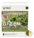 VIXI Green Tea Loose Leaf, (16.00 Oz), Vietnam's Mountain Tea, Caffeinated, Dried Whole Full Large Leaves, 100% Natural, Perfect for Hot and Cold Brew