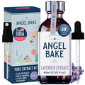 Pure Bulgarian Lavender Extract For Baking And Mixology. 100 Servings Culinary Aromatics With Spritzer And Dropper. Keto Friendly, Vegan, Gluten Free. (Lavender, 2 Oz w/ Spritzer & Dropper)