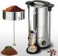 Commercial Coffee Urns, 160 Cups/25L Coffee Maker with Keep-Warm Function, Hot Beverage Dispenser, Electric Hot Water Urn Stainless Steel, for Events, Offices, Parties, Catering (160 Cup)