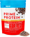 Equip Foods Prime Protein Powder | Clean, Grass Fed Beef Protein Powder | Carnivore Protein Isolate | Paleo, Keto Friendly, Gluten & Dairy Free | Helps Build & Repair Tissue | 30 Servings, Iced Coffee