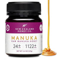 New Zealand Honey Co. Raw Manuka Honey UMF 24+ / MGO 1122+ | 4.4oz | 125g | Medical Grade Raw Honey