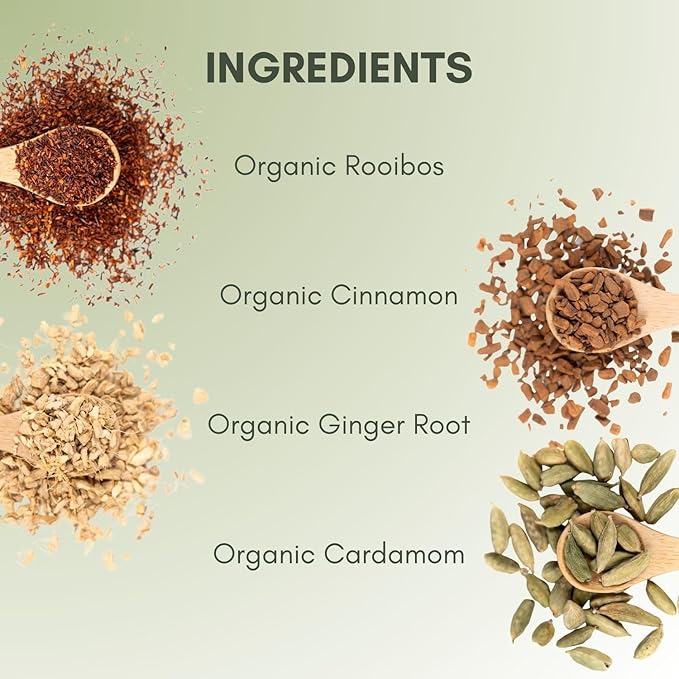 Organic Herbal Chai - 2oz Bag (Approx. 30 Servings) | Full Leaf Tea Co.