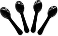 Extra Sturdy, Gmark 100pc 3-Inch Taster Plastic Mini Spoons Black Clear Best for Chocolate Coffee flavor Ice Cream Dessert Black 1 Box Set GM1002H