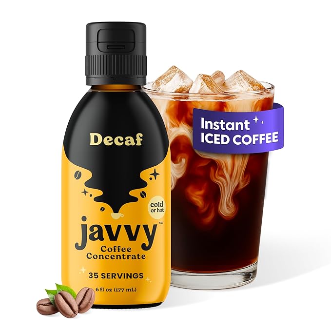 Coffee Concentrate - Cold Brew Coffee, Perfect for Hot or Iced Instant Coffees, Hot Drinks, Cold Brew Concentrate, 35 Servings - Original Decaf