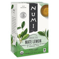 Numi Organic Maté Lemon Tea, 18 Green Tea Bags, Micro-Plastic Free