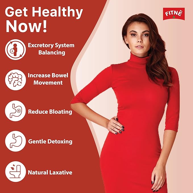 FITNE Original Herbal Tea Senna Infusion Healthy Wellness Beverage Natural Gentle Detox Cleanse No Calories Caffeine Free, 20 Tea Bags