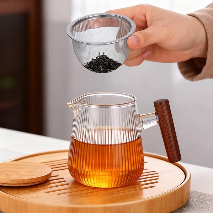 Kichvoe 4Pcs Teapot Strainers: Mesh Tea Strainer Fine Mesh Filter For Teapot Kettle Accessories For Tea Brewing, 3.34 * 3.34 * 1.96inch