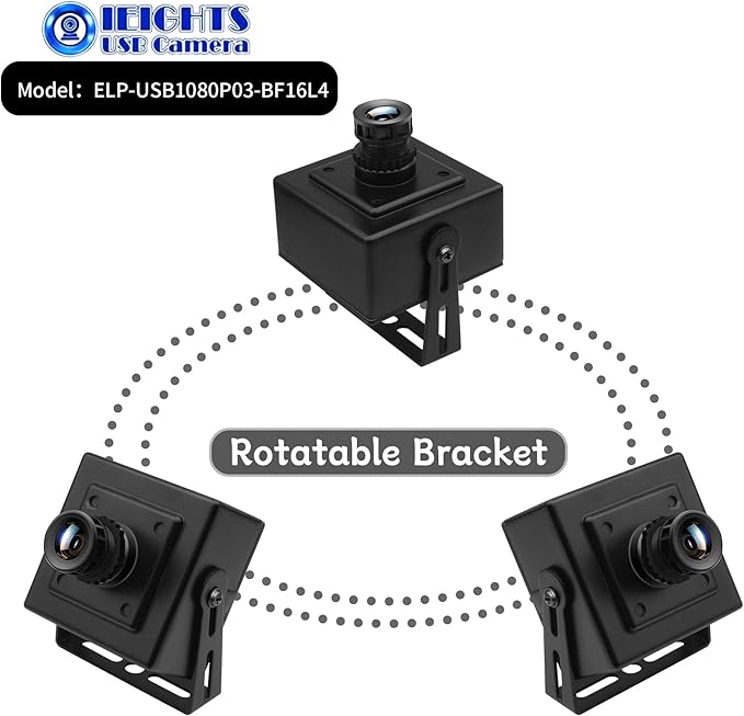 H.264 USB Camera 0.0001Lux Low Illumination Webcam Wide Angle M12 1080P 30fps Mini UVC USB2.0 Lightburn Camera 100db HDR Web_Cameras for Computer Fast Frame 2K PC Cam for Pi Laptop
