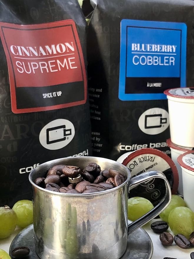 Cinnamon Spice Flavored Coffee, Specialty Arabica Coffee, Medium Roast, 12 ounce, Very Fine