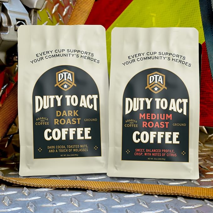 Duty to Act Medium Roast Ground Coffee, 2 lbs (Pack of 3)